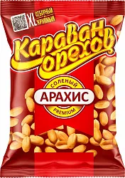 Арахис КАРАВАН ОРЕХОВ соленый 90г