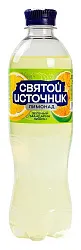Вода СВЯТОЙ ИСТОЧНИК газированная мандарин лимон 0.5л