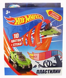 Пластилин ЦЕНТРУМ Горячие колеса 10цв