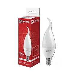 Лампа светодиодная ИН ХОУМ Свеча на ветру 11Вт 4000К 1050Лм Е14