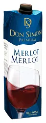 Вино ДОН СИМОН Премиум Мерло красное п/сух 12% 1л