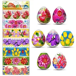 Термопленка пасхальная СВЕТЛЫЙ ПРАЗДНИК Цветочный венок