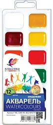 Краски акварельные ЛУЧ Классика 12цв