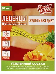 Леденцы РАДОГРАД Худеть без диет со вкусом тропический микс