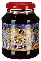 Повидло САВА слива ст/б 610г