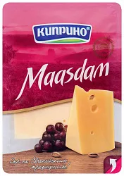 Сыр КИПРИНО Маасдам бзмж 45% 125г