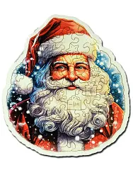 Пазл фигурный АПИЛКА Дед Мороз на подставке