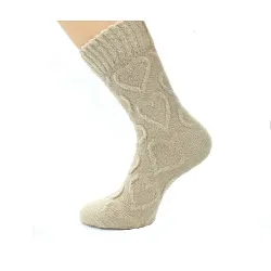 Носки женские ХОББИ ЛАЙН светло-бежевые р.36-40 арт.6198-96