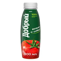Нектар ДОБРЫЙ томатный с сахаром и солью 0.3л