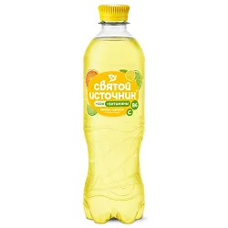 Вода СВЯТОЙ ИСТОЧНИК газированная лимон цитрус 0.5л