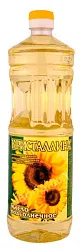 Масло подсолнечное КРИСТАЛЛИНА рафинированное 1л