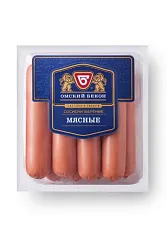 Сосиски ОМСКИЙ БЕКОН мясные 470г