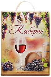 Вино СОЮЗ ВИНО Каберне красное п/сл 12% т/пак 3л