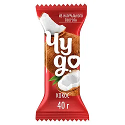 Сырок глазированный ЧУДО кокос бзмж 28.7% 40г