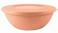 Миска ХЕЛЬСИНКИ персиковая карамель с крышкой 2л арт.518219
