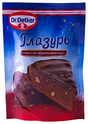 Глазурь ДОКТОР ОЕТКЕР со вкусом темного шоколада м/у 100г