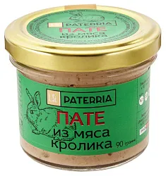 Пате ПАТТЕРИЯ из мяса кролика 90г