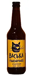 Пиво ВАСЬКА Белое пшеничное нефильтрованное пастер 4.5% ст/б 0.45л