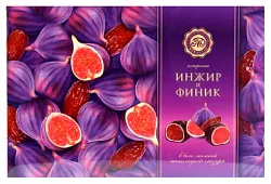 Набор конфет МИКАЕЛЛО Инжир и финик в глазури 240г