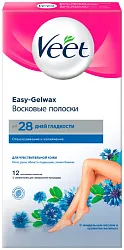 Восковые полоски ВИТ для чувствительной кожи 12шт