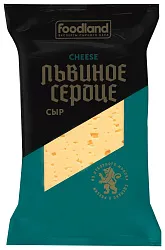 Сыр ФУДЛЭНД Львиное сердце с козьим молоком бзмж 45% 200г