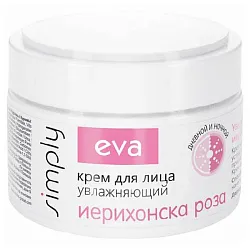 Крем для лица ЕВА Симпли Иерихонская роза увлажняющий 50мл