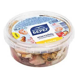 Коктейль БАЛТИЙСКИЙ БЕРЕГ из морепродуктов в масле 300г
