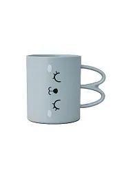 Кружка МИЛОТА Спящий кролик голубая арт.6149-03