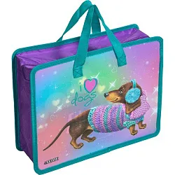 Папка с ручками ДЕВЕНТЕ Наши друзья А4 33.5*26*10см арт.8054348