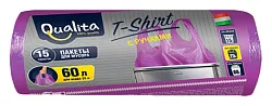 Пакеты для мусора КВАЛИТА с ручками 60л 15шт