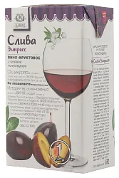 Алкогольная плодовая продукция УЛЫБКА СОЛНЦА Слива красное п/сл 10-12% т/пак 1л