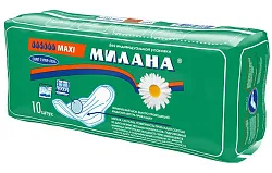 Прокладки МИЛАНА Макс софт супер+гель 10шт