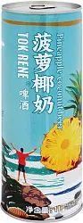 Пивной напиток ТОК РЕНЕ Ананас-кокос 4.3% ж/б 1л