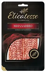 Колбаса ЭЛИКАТЕССЕ Милланио нарезка с/к 80г