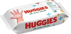 Влажные детские салфетки ХАГГИС Ол Овер Клин 56шт