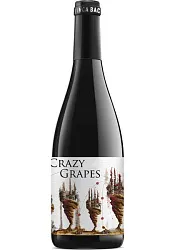 Вино КРЕЙЗИ ГРЕЙПС красное сух 14% ст/б 0.75л