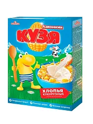 Хлопья КУЗЯ ЛАКОМКИН кукурузные карт/уп 250г