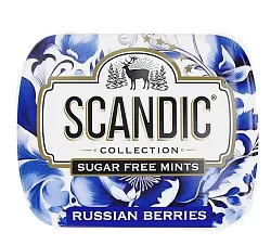 Конфеты СКАНДИК Смородина-базилик без сахара 14г