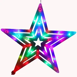 Фигурка светодиодная СЕРПАНТИН Звезда 40см мультицвет арт.995-012