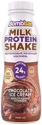 Коктейль молочный протеиновый БОМББАР Шоколадный пломбир 350мл