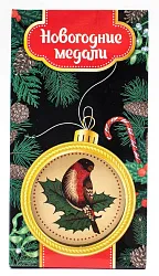 Медаль новогодняя СЛАДКАЯ СКАЗКА набор в коробочке 42г