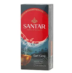 Чай САНТАР Эрл Грей черный 25пак