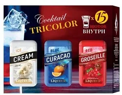 Набор ликеров СЕЛЕБРИТИ Триколор 21% ПК 3*0.25л