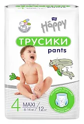 Подгузники-трусики БЕЛЛА ХЭППИ Макси 8-14кг 12шт