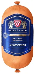 Ветчина ОМСКИЙ БЕКОН Мраморная 400г
