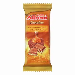 Шоколад УЛЬКЕР Альбени с карамелью 85г