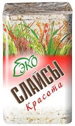 Завтраки ЭКО СЛАЙСЫ крупяные Красота м/у 50г