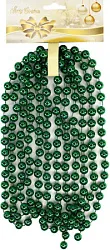 Елочное украшение ТАМ-ТАМ Бусы круглые изумрудные 2.7м арт.AR2/9-10RA/GR