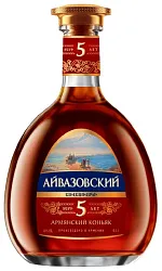 Коньяк АЙВАЗОВСКИЙ 5 лет 40% ст/б 0.5л