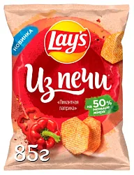 Чипсы ЛЕЙС из печи пикантная паприка 85г